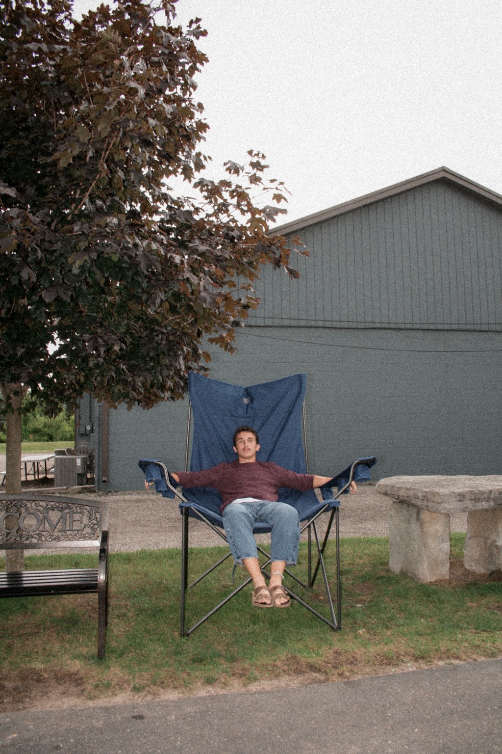 Portrait in a chair